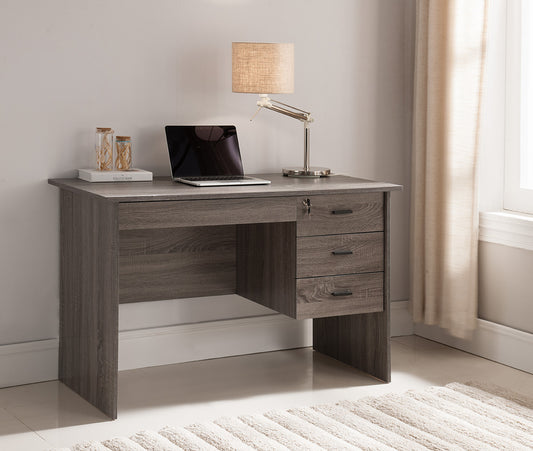 Executive Desk in Distressed Grey