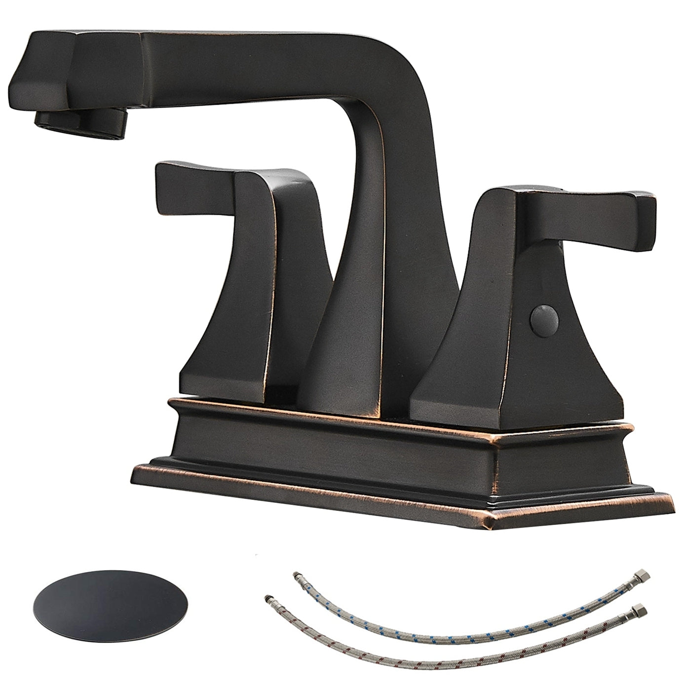 4 inch Spread 2-Handle Bathroom Sink Faucet with Spot Defense in Oil Rubbed Bronze