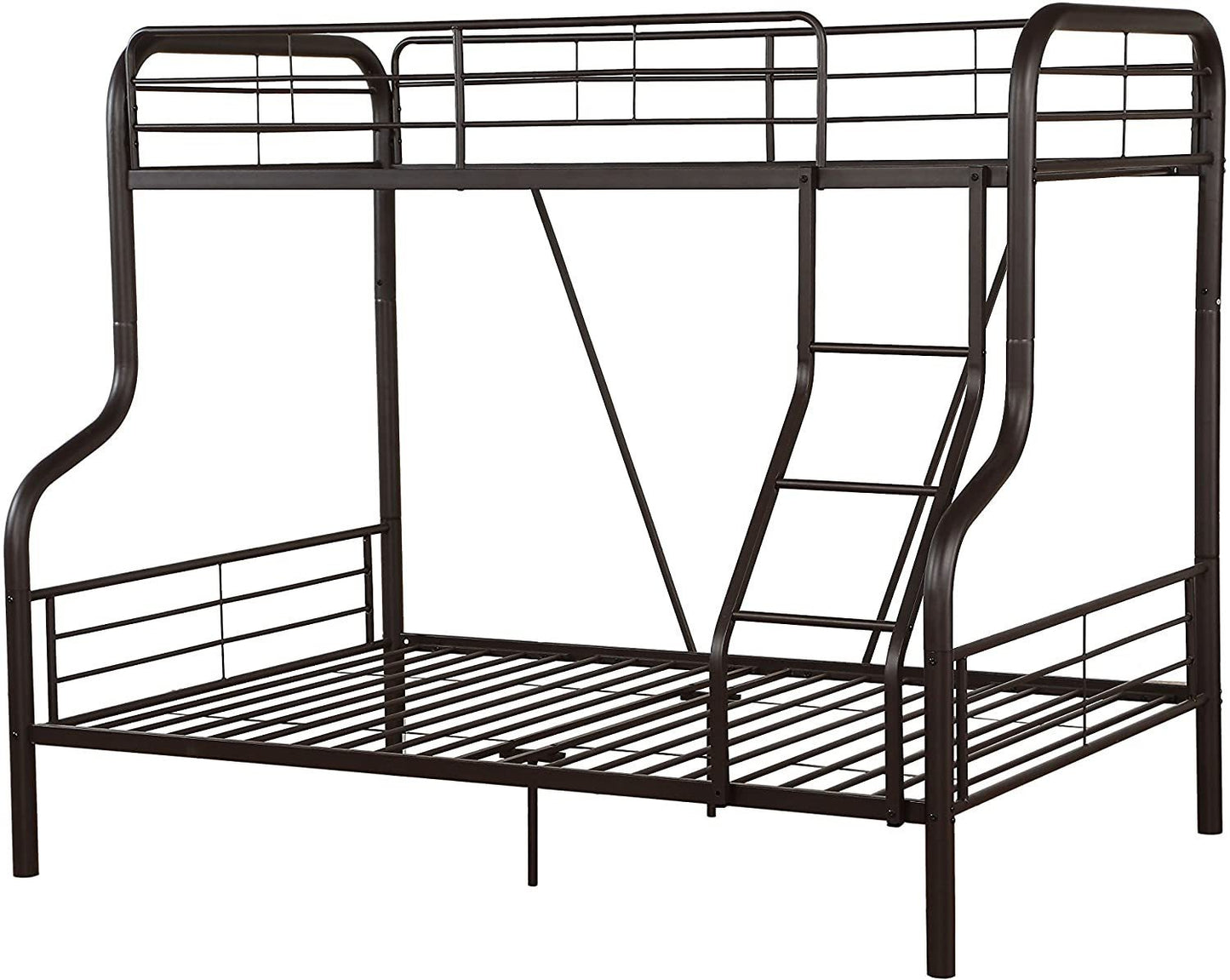 Transformable Cairo Sandy Black Twin/Full Bunk Bed