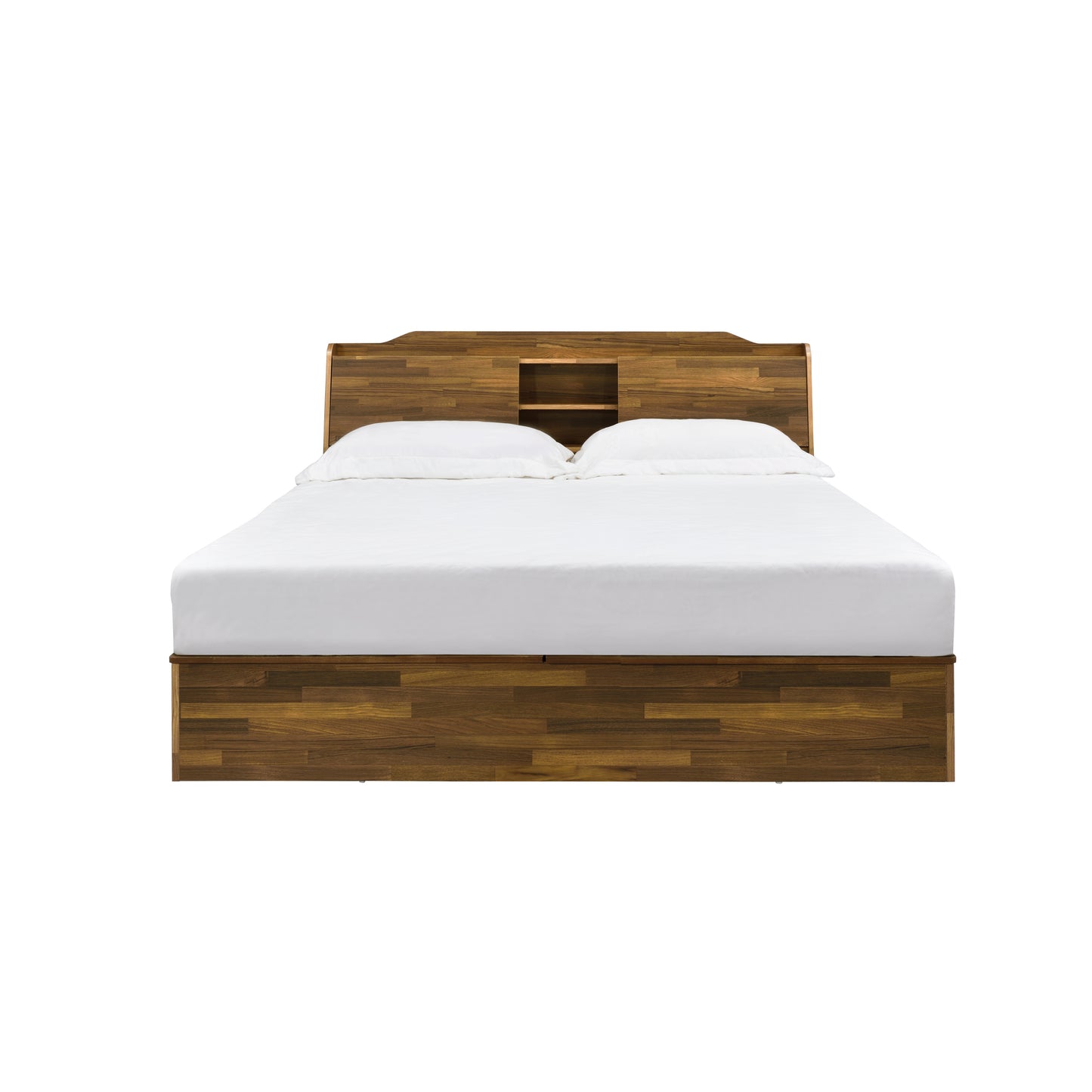 Hestia Queen Bed in Walnut Finish BD00542Q