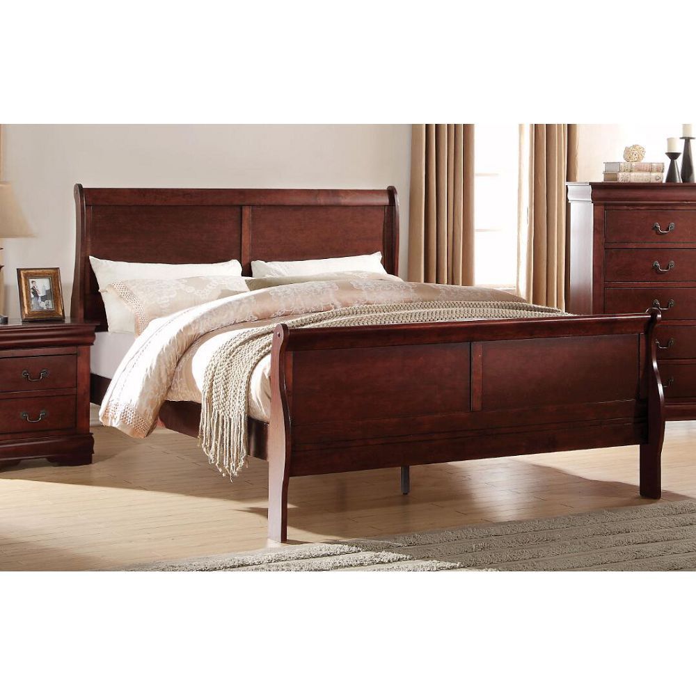 Louis Philippe Queen Bed in Cherry 23750Q