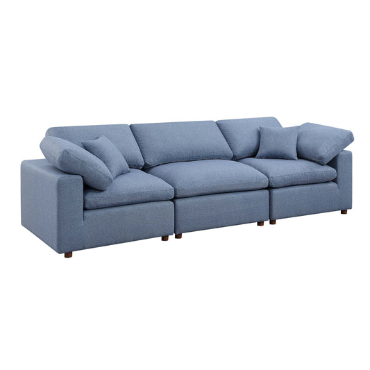 Blue Modern Modular Sectional Sofa Set with Self-customization Design