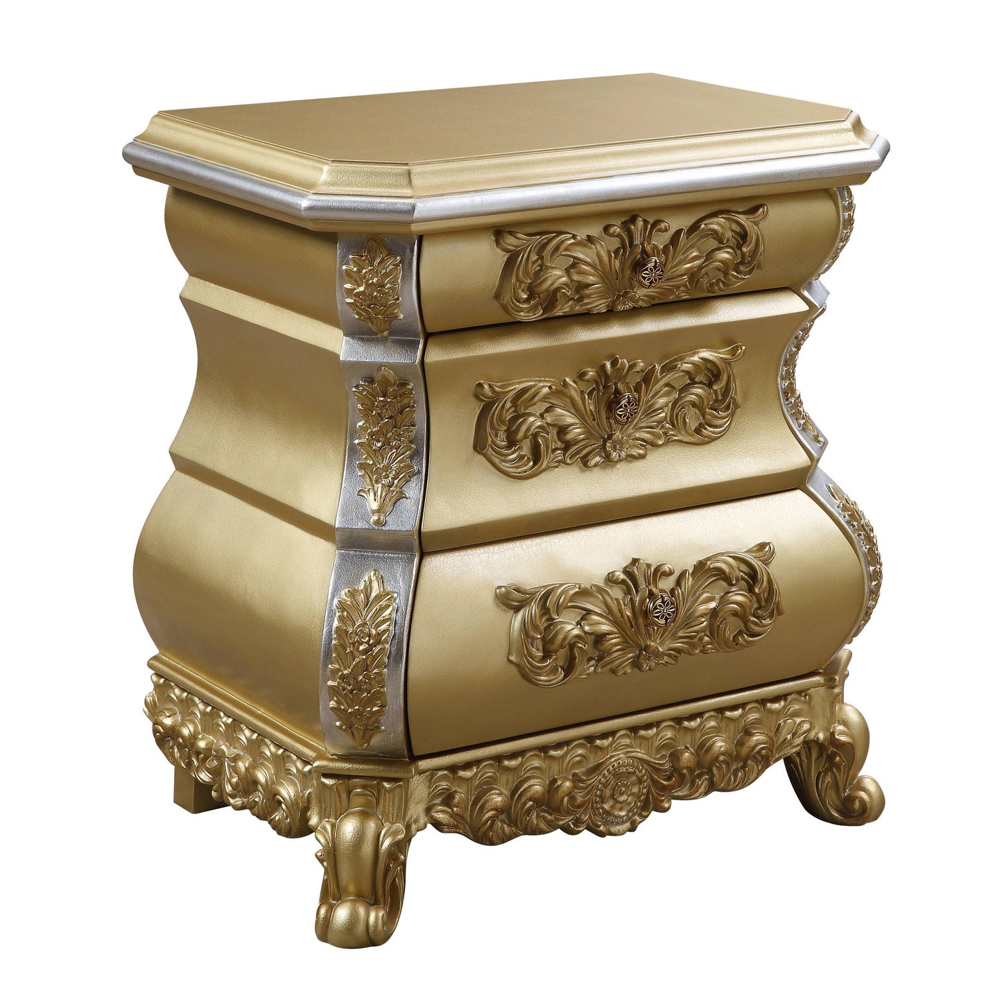 Seville Nightstand, Gold Finish BD00452