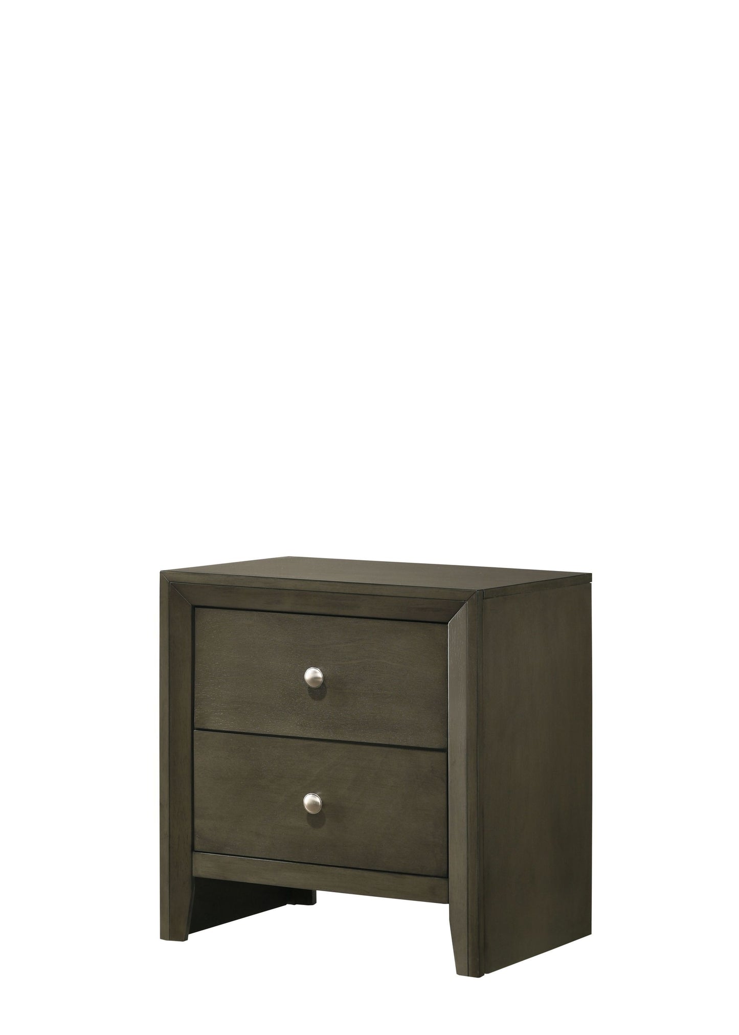 Ilana Nightstand, Gray Finish 28473