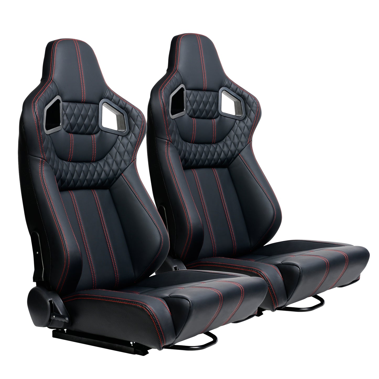 Race Car Seat - Black Vinyl Racing Seat