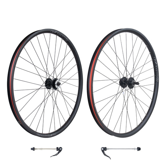 Double Wall Alloy Wheelset  32H Disc Brake MTB Wheelset, Quick Release Front Rear Wheels