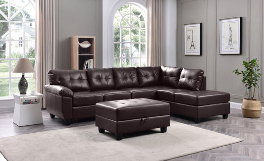 Elegant G905B-SC Sectional in Cappuccino