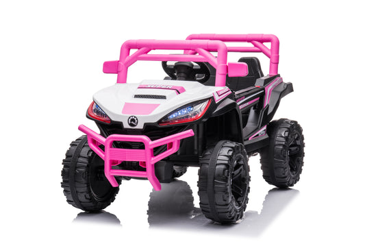 12V7A*1 30W*4 Pink Kids Ride On Car with Remote Control and Music