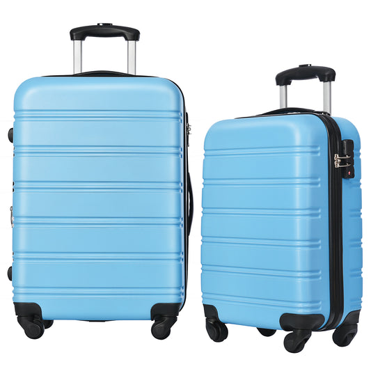 Luggage Sets of 2 Piece Carry on Suitcase Airline Approved,Hard Case Expandable Spinner Wheels