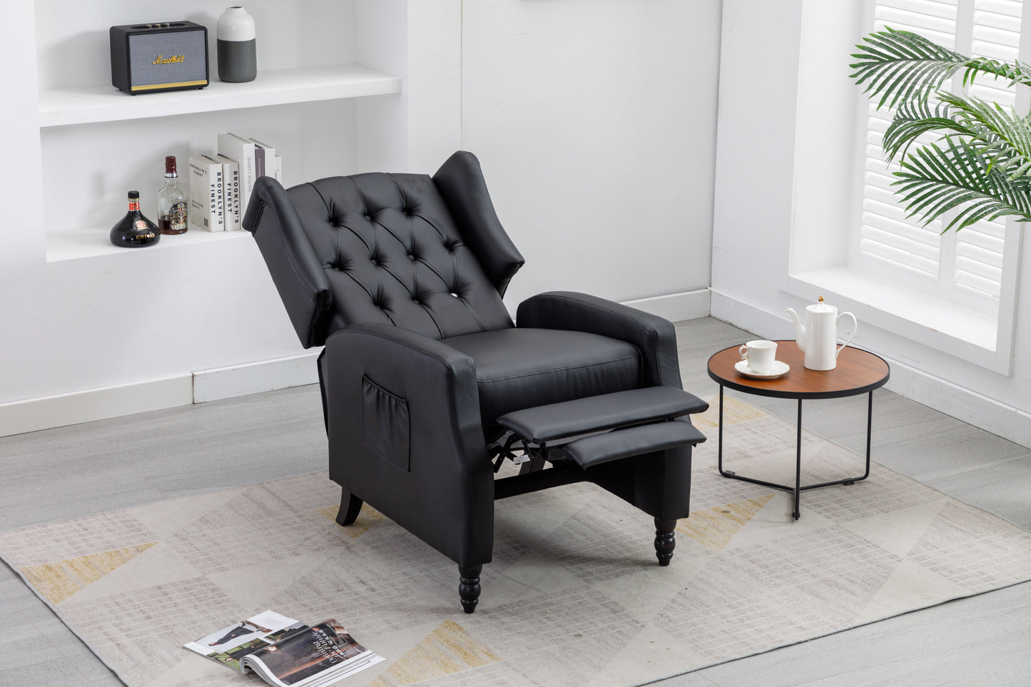 COOLMORE Modern Recliner Chair with Adjustable Functionality for Leisure and Comfort