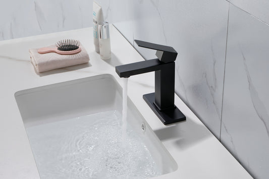 Matte Black Stainless Steel Shower Faucet