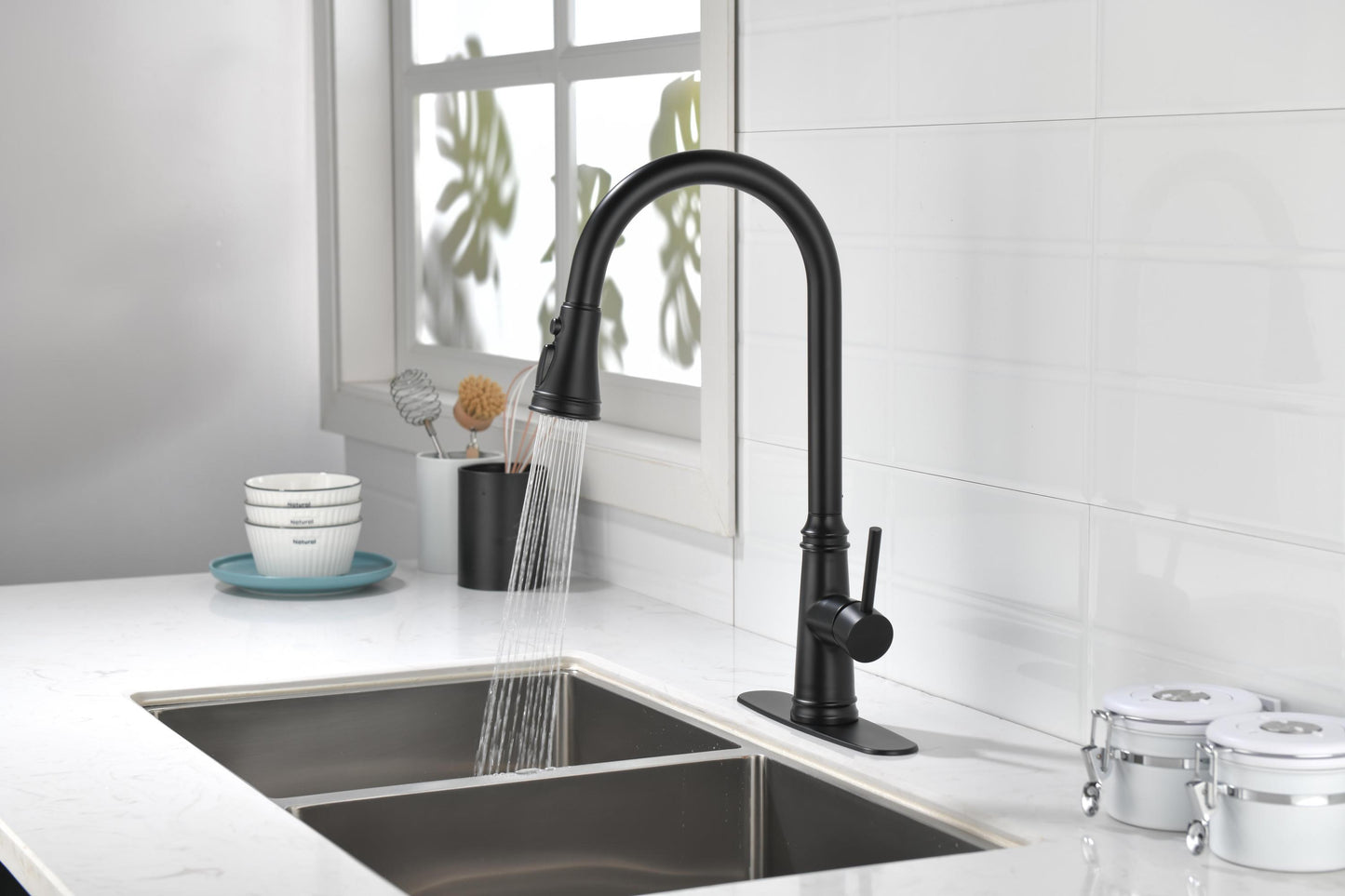 Touch Kitchen Faucet with Pull Down Sprayer