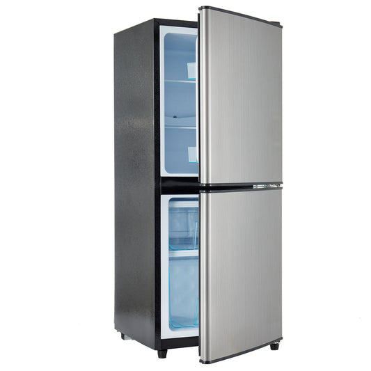 3.6Cu.Ft Dual Zone Refrigerator with Freezer and LED Lighting