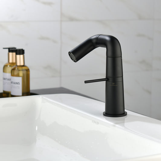 Stylish Matte Black Bathroom Faucet