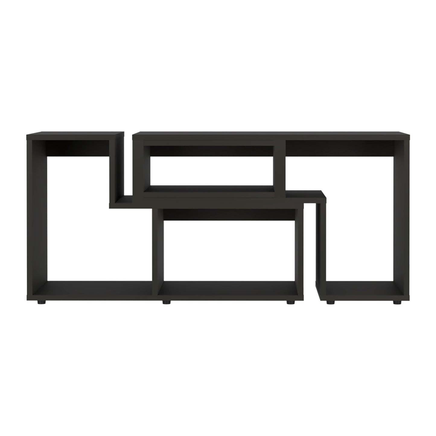 Houston Extendable Black TV Stand for Living Room