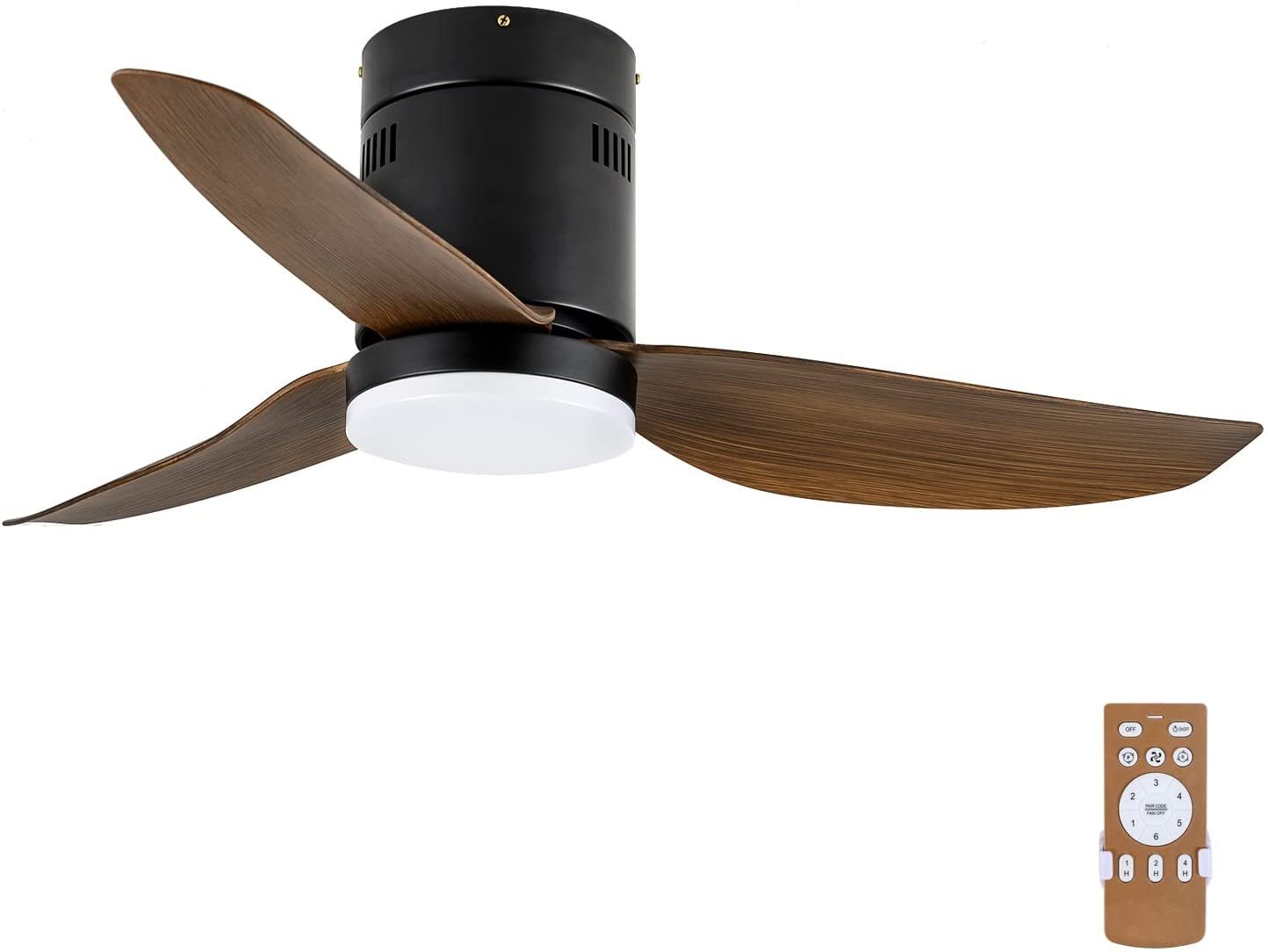 Modern Ceiling Fan with LED Light and Remote Control