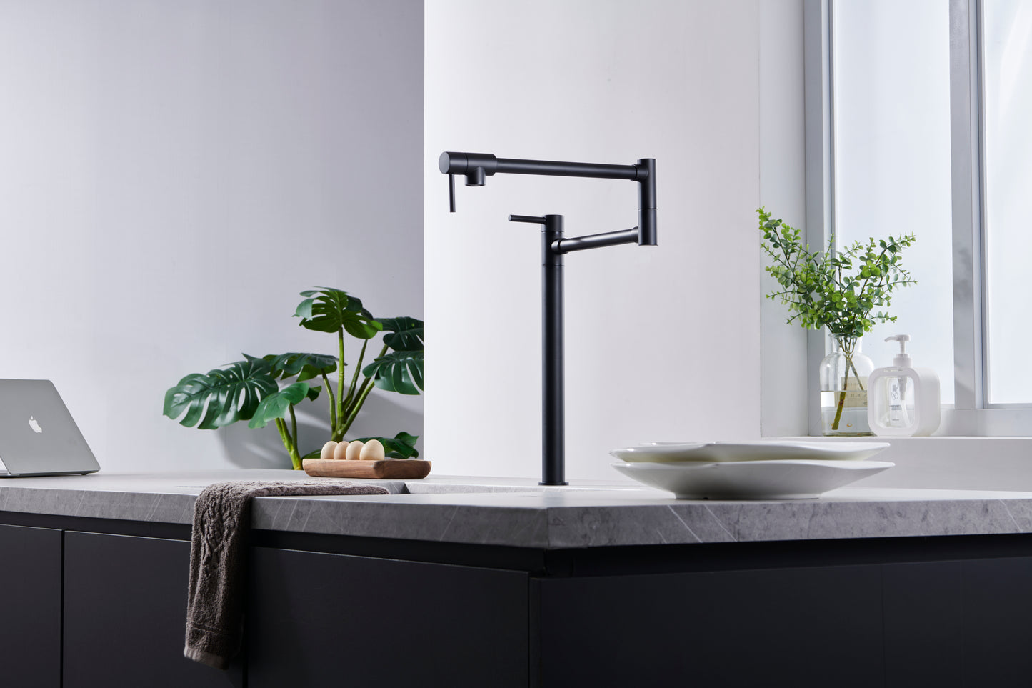 Pot Filler Faucet with Extension Shank