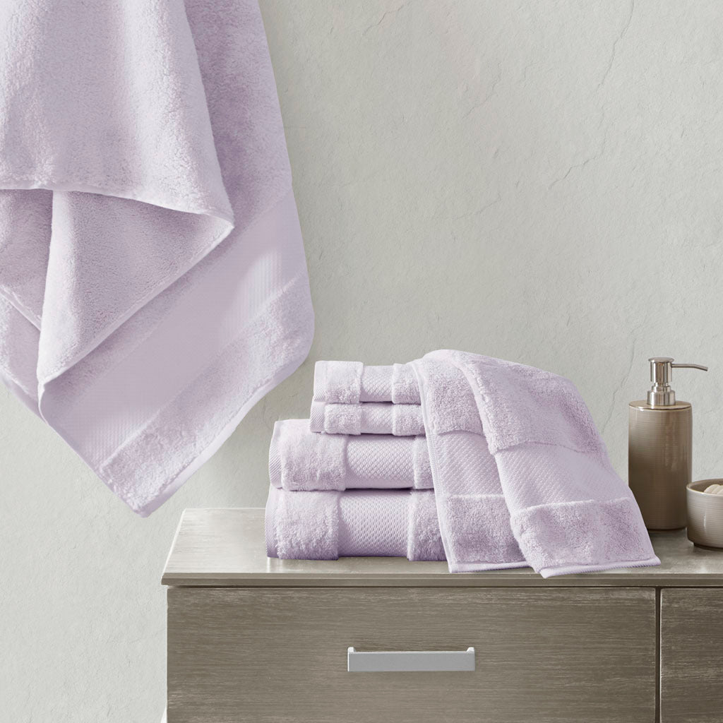 Luxurious Oversized Turkish Cotton 6-Piece Bath Towel Set