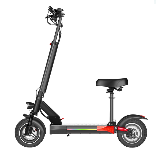 500W 48V 15AH 10 inch off-road foldable electric scooter for adult with APPS Max load 330lb Long Range