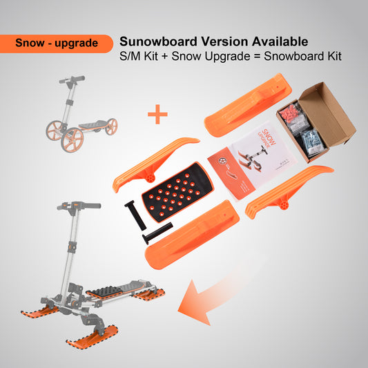 Snow Upgrade Package for S-Kit/M-Kit/L-Kit/Go-Kart - Get Ready for Winter Wonderlands