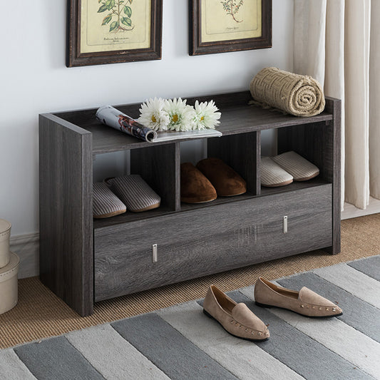 Shoe Bench Distressed Grey