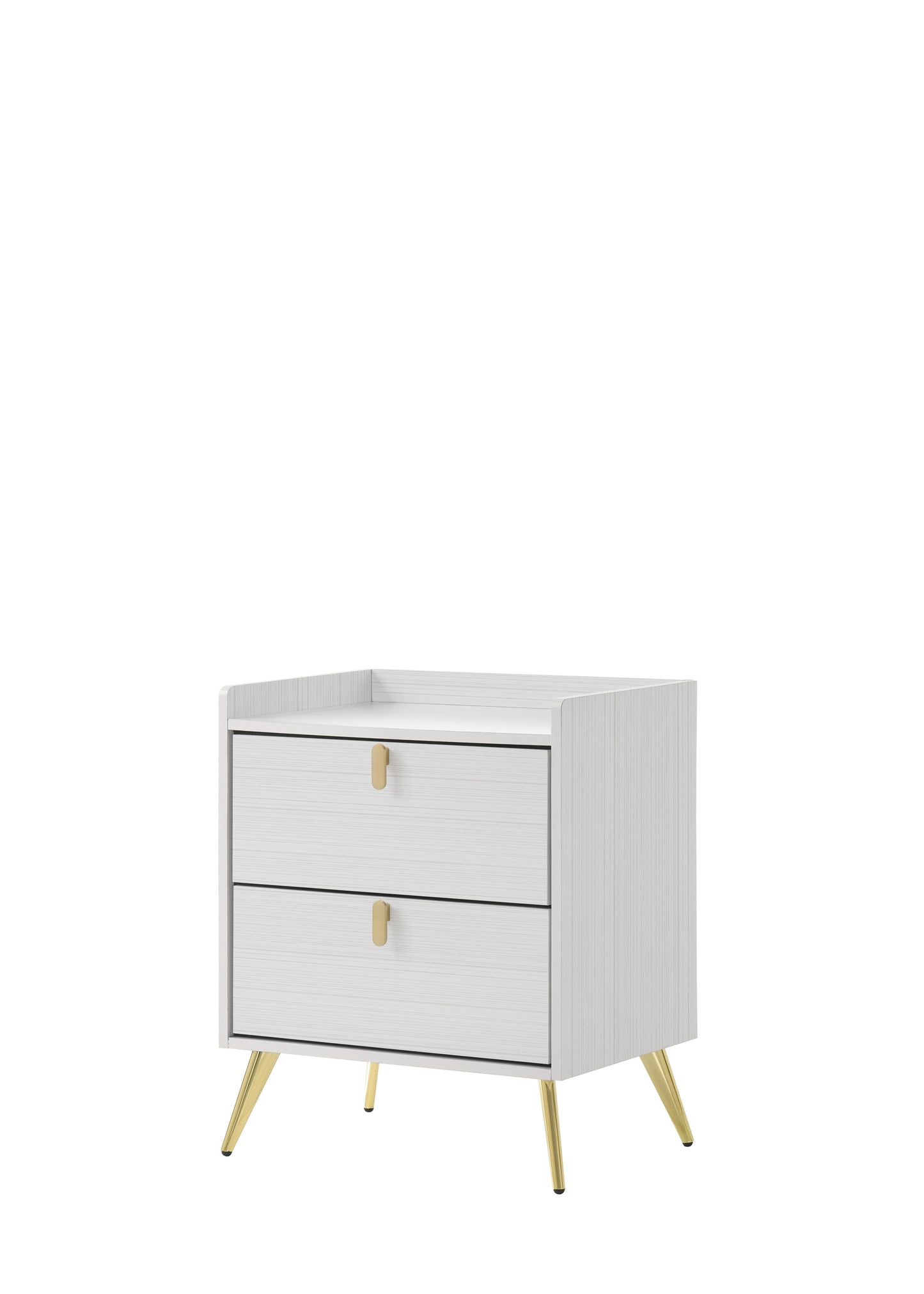 Zeena Nightstand, White Finish BD01177