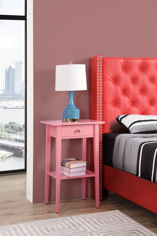 Dalton G035-N Nightstand , Pink