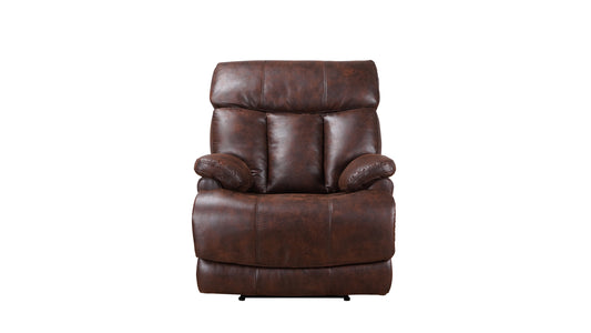 Prague Faux Leather Manual Recliner with Long Handle