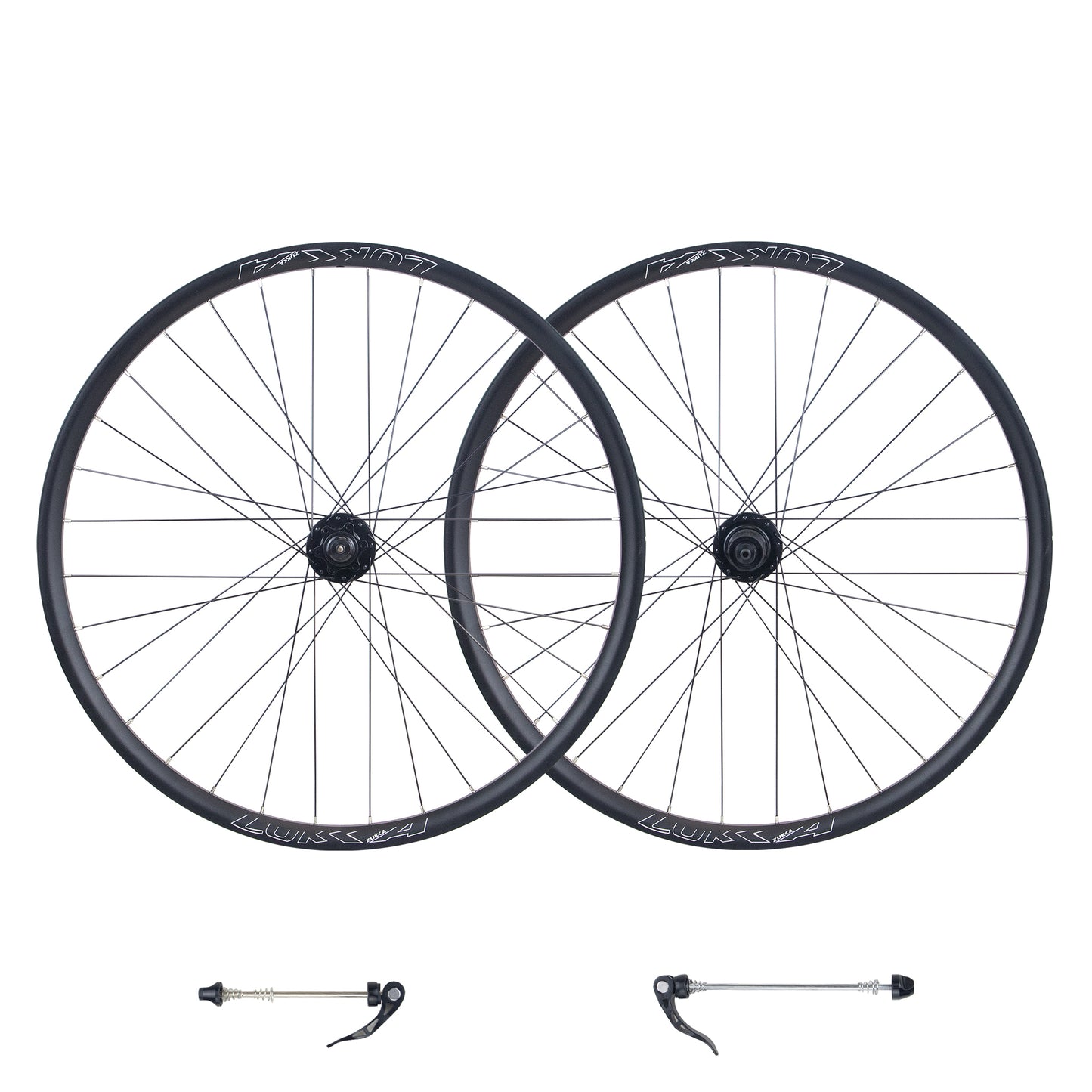 Double Wall Alloy Wheelset  32H Disc Brake MTB Wheelset, Quick Release Front Rear Wheels