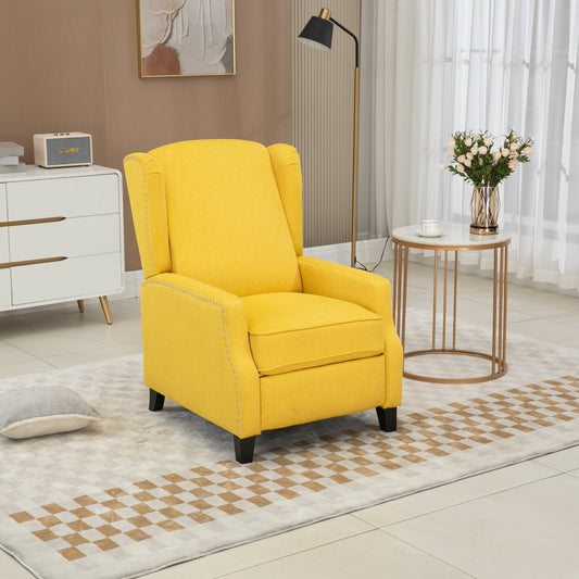 Modern Comfortable Upholstered Leisure Chair with Adjustable Reclining Feature