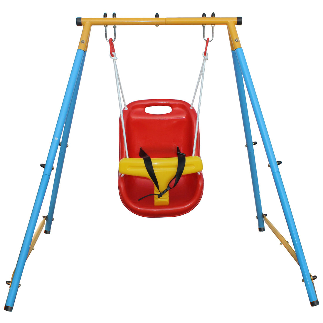 Baby Swing Set with Safety Belt for Indoor and Outdoor Use