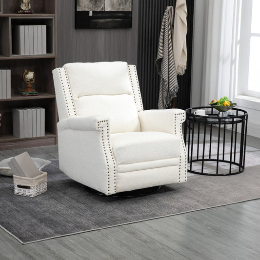 360 Degree Swivel Recliner Chair with Rocking and Reclining Capabilities